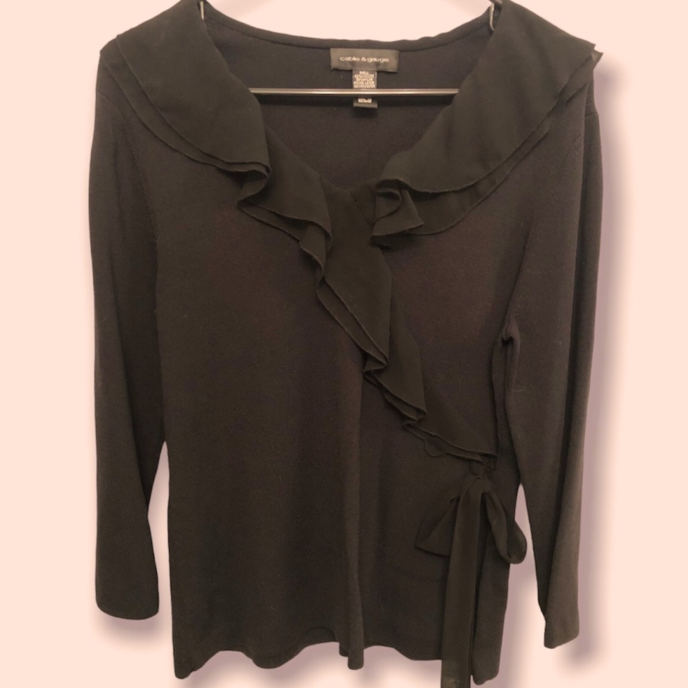 Cable & Gauge XL Black Dress Top